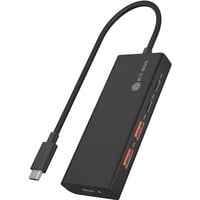 ICY BOX IB-HUB1436-CPD usb-hub Zwart, 2x USB-A, 2x USB-C