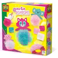 SES Creative Glitter tule pompons Knutselen 14677