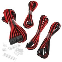 Phanteks Extension Cables Combo verlengkabel Zwart/rood