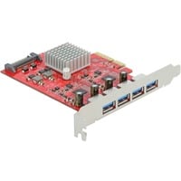 DeLOCK PCIe x4 naar 4x externe USB-A 3.2 Gen 2 usb-controller 