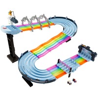 Hot Wheels Mario Kart Rainbow Road Track Set Racebaan Inclusief twee exclusieve voertuigen