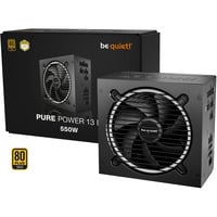 be quiet! Pure Power 13 M modulaire 550 watt voeding  Zwart, 1x 12V-2x6, 2x PCIe