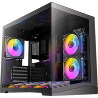 Antec CX M3 ARGB mini tower behuizing Zwart | 2x USB-A | 1x USB-C | RGB | Tempered Glass