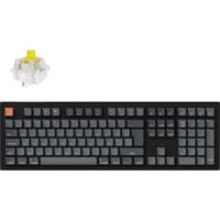 Keychron K10 Max-H4Z RGB mechanisch toetsenbord Zwart, BE lay-out (AZERTY), Keychron Super Banana, 100%, Hot-swappable, Bluetooth, 2.4GHz
