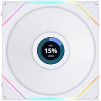 Lian Li UNI FAN TL 140 LCD Reverse RGB case fan Wit, 140 x 144 x 28 mm
