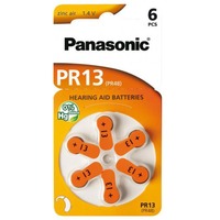 Panasonic Zinc Air PR-13/6LB oplaadbare batterij 6 stuks