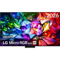 LG Micro RGB evo AI MRGB96 (100MRGB96B9) 100" 4K Ultra HD Led-tv Zwart, 4x HDMI, 2x USB, Optisch, Bluetooth, LAN, WLAN, CI+, HDR10