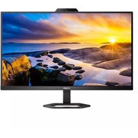 Philips LCD-monitor met Windows Hello-webcam 27" Zwart, 2x HDMI, DisplayPort, 1x USB-C 3.2, 4x USB-A 3.2, sound, webcam