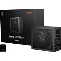 be quiet! DARK POWER 14, 850 Watt voeding Zwart, 1x 12V-2x6, 4x PCIe, Kabelmanagement