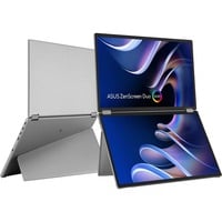 ASUS ZenScreen Duo OLED MQ149CD 21" monitor Zilver, 1x Mini HDMI, 2x USB-C