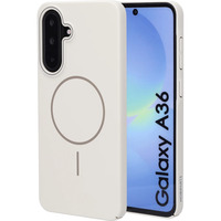 Mobiparts Samsung Galaxy A36 - Slim Line MagSafe Case telefoonhoesje Wit