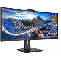 Philips Brilliance 346P1CRH/00 34" UltraWide monitor Zwart, 1x HDMI, 1x DisplayPort, USB-C, 100Hz