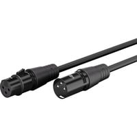 goobay XLR-aansluitkabel Zwart, 10 meter