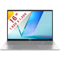 ASUS Vivobook S16 (S3607AA-SH016W) 16"  Copilot+ laptop Zilver | Core Ultra 7 355 | Intel Graphics | 32 GB | 1 TB SSD