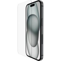 Belkin ScreenForce UltraGlass 2 voor iPhone 15 beschermfolie Transparant