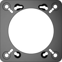 MOZA Multi-functionele Stalks Mount Adapter bevestiging Zwart