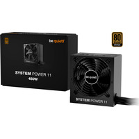 be quiet! System Power 11 450W voeding Zwart, 2x PCIe