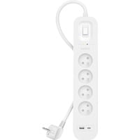 Belkin SurgePlus 4-voudige stekkerdoos met usb Wit, 4x stekker, 1x USB-C, 1x USB-A