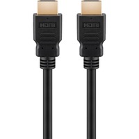 goobay High Speed HDMI 2.0 kabel met Ethernet Zwart, 0,5 meter