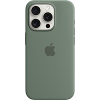 Apple Siliconenhoesje met MagSafe voor iPhone 15 Pro telefoonhoesje Donkergroen