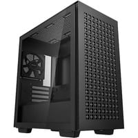 DeepCool CH370 midi tower behuizing Zwart | 2x USB-A | Tempered Glass