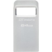 Kingston DataTraveler Micro 64 GB usb-stick Zilver, DTMC3G2/64GB, USB 3.2 Gen 1