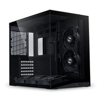 Lian Li O11 Dynamic Mini V2 Flow mini tower behuizing Zwart | 2x USB-A | 1x USB-C | Tempered Glass
