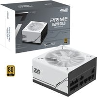 ASUS Prime Gold modulaire 850 watt voeding  Wit, 1x 12V-2x6, 3x PCIe
