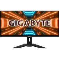 GIGABYTE M34WQ 34" UltraWide gaming monitor Zwart, 2x HDMI, DisplayPort, 2x USB-B, 1x USB-C, 144 Hz