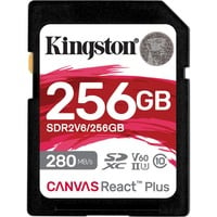 Kingston Canvas React Plus 256 GB geheugenkaart