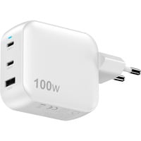 Sitecom 100W GaN Power Delivery oplader Wit, 2x USB-C, 1x USB-A