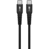 goobay Supersoft USB-C kabel Zwart, 3 meter