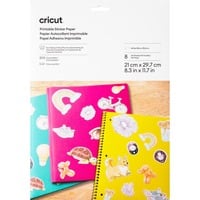 Cricut Printbaar Stickerpapier - Wit