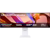 LG 49-inch UltraWide Dual QHD 49" Curved monitor Wit, 144 Hz, HDMI, DisplayPort, USB-C, Audio