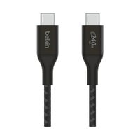 Belkin BoostCharge USB-C to USB-C Cable 240 W kabel Zwart, 1 meter