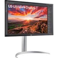 LG UltraFine 27UP850K-W 27" 4K Ultra HD monitor Zilver/zwart, 1x DisplayPort, 2x HDMI, 2x USB-A, 1x Thunderbolt