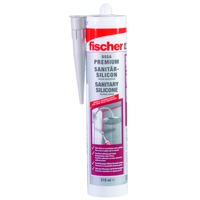 fischer Premium sanitaire siliconenkit DSSA SW Grijs