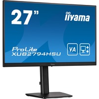 iiyama ProLite XUB2794HSU-B1 27" monitor Zwart, 75Hz, HDMI, DisplayPort, USB, Audio 
