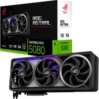 ASUS ROG Astral GeForce RTX 5080 OC Edition grafische kaart DLSS 4, 3x DisplayPort, 2x HDMI 2.1