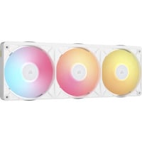 Corsair iCUE LINK RX360 II + iCUE LINK System Hub RGB case fans Wit, 3 stuks, 360 x 129 x 26 mm