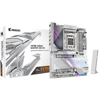 GIGABYTE X870E AORUS MASTER X3D ICE socket AM5 moederbord Zilver/wit, RAID, 5 Gb-LAN, 10 Gb-LAN, WLAN, BT, Sound, ATX