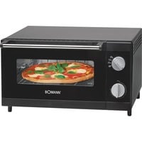 Bomann MPO 2246 CB Multi pizza oven mini bakoven Zwart