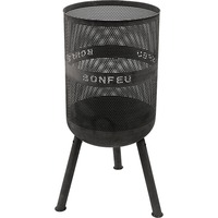 Bonfeu BonVes 45 vuurkorf Zwart, Incl. barbecue grill