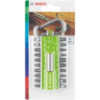 Bosch Schroefbitset met karabijnhaak Lichtgroen, 21-delig