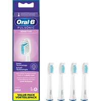 Braun Oral-B Pulsonic Sensitive opzetborstel Wit, 4 stuks