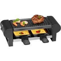 Clatronic RG 3592 Raclette grill gourmetstel Zwart/zilver