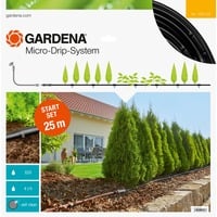 GARDENA MDS Startset M voor rijplanten druppelsysteem Zwart, 13011-20