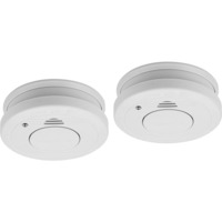 Smartwares RM250/2 Rookmelder - 2-pack Wit, Vervangbare batterij, 2 stuks