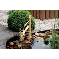 Ubbink AcquaArte - Bamboe watertuimelaar waterornament Bruin