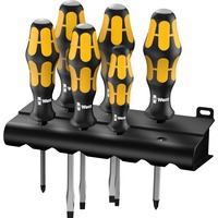 Wera 932/6 Schroevendraaierset Kraftform Zwart/geel, 6-delig